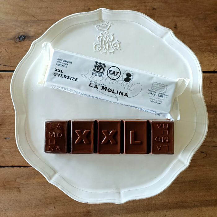 Xxl Oversize Dark Gianduia With Hazelnuts La Molina Cioccolato