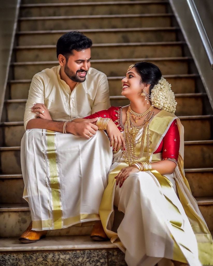 Top 10 Most Popular Kerala bridal sarees ideas for wedding