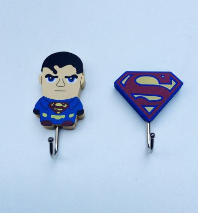 Pateres duo superman super heros dans le site N°1 de patère et porte-manteaux de france
