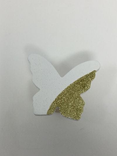 Patere papillon blanc et paillettes dans le site N°1 de patère et porte-manteaux de france