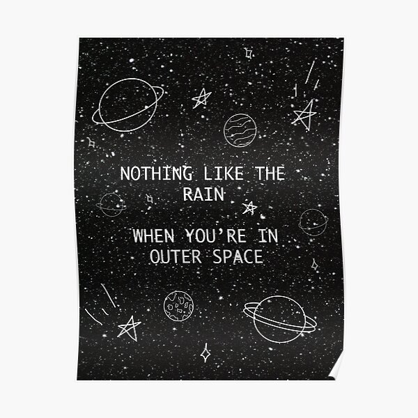 5SOS 5 Seconds of Summer Outer Space Lyric Doodle Poster RB1512 product Offical 5sos Merch