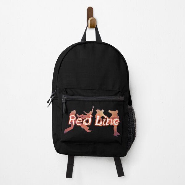 Neon Red Line 5SOS5 Visualiser Backpack RB1512 product Offical 5sos Merch