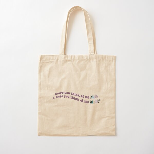 high by 5sos lyrics Cotton Tote Bag RB1512 product Offical 5sos Merch