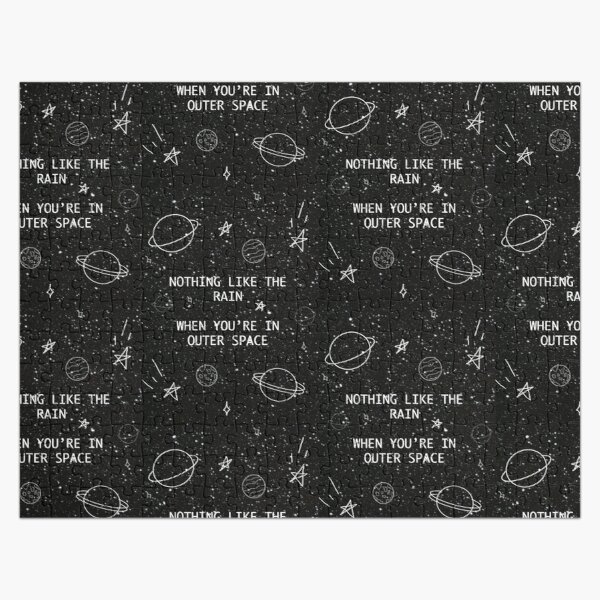 5SOS 5 Seconds of Summer Outer Space Lyric Doodle Classic T-Shirt Jigsaw Puzzle RB1512 product Offical 5sos Merch