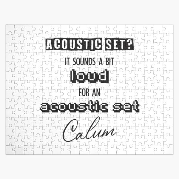 5 Seconds of Summer Quotes "Acoustic Set" Jigsaw Puzzle RB1512 product Offical 5sos Merch