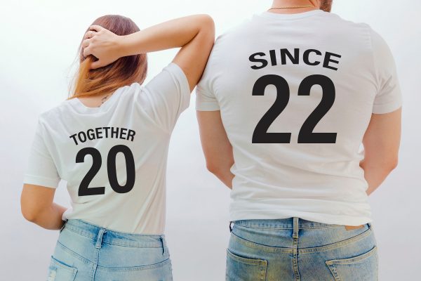 Together Since T-Shirt | Anniversary T-Shirts | Personalized Couples T-Shirt