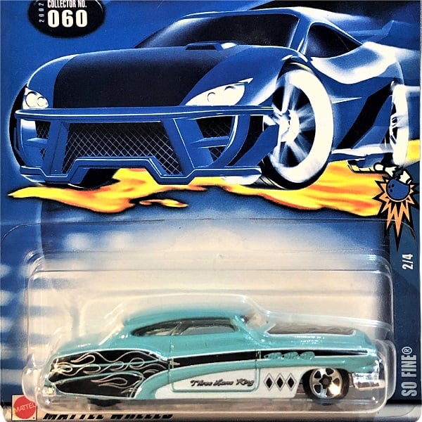 Hot Wheels Turquoise So Fine close up