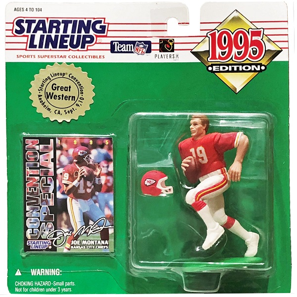 Joe Montana Kansas City Chiefs 1995 Starting Lineup Figure with Trading  card at 's Sports Collectibles Store