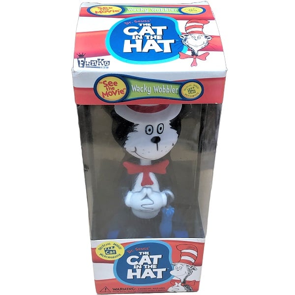 Cat In The Hat Bobblehead in box top