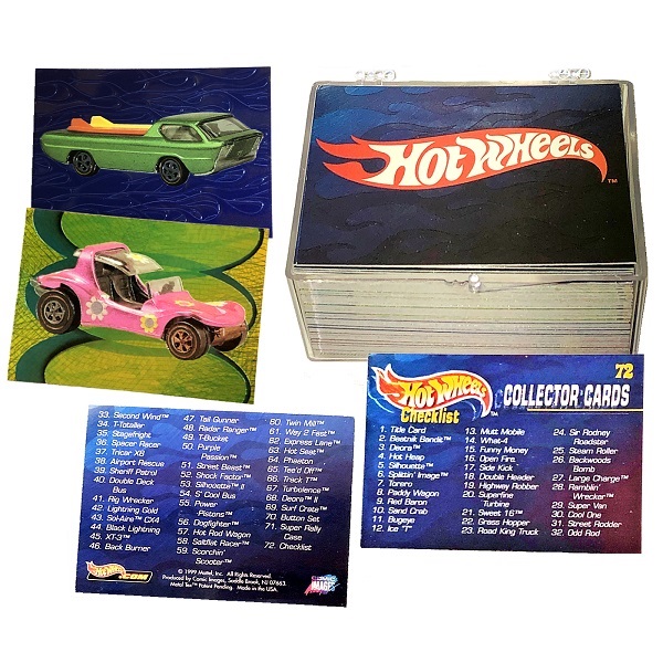72 Hot Wheels Collector Cards CollectiblesAndMoreInStore