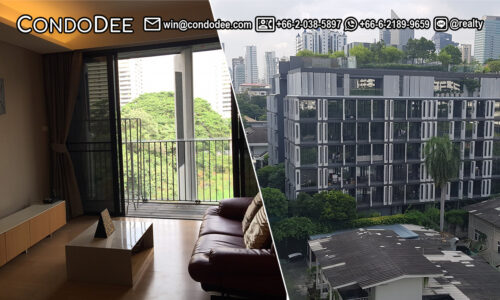 This condo in Sukhumvit 31 for sale is available now in the Siamese Gioia condominium in Phrom Phong.