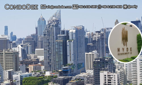Hyde Sukhumvit 11 luxury Bangkok condo for sale near BTS Nana is a high-rise luxury apartment project that was constructed by Grande Asset Hotel & Properties in 2017.