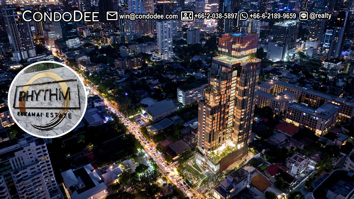 Rhythm Ekkamai Estate Sukhumvit 63 luxury condo sale Bangkok CondoDee