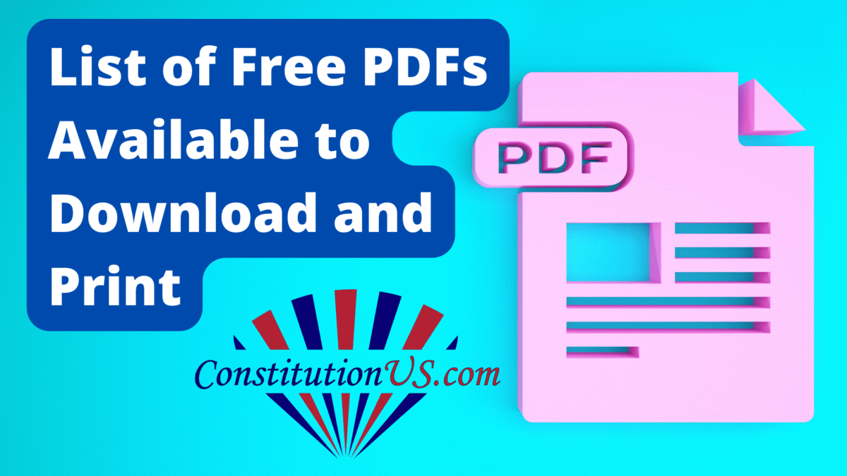 Free Pocket Constitution Constitution of the United States