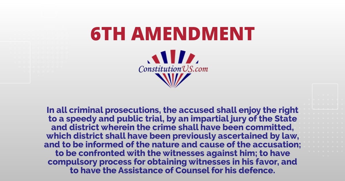 6th amendment