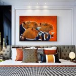 Capybara Club HD Humor Large Size Printing Canvas Painting Wall Painting Wall Art Decoration Picture for 2 - Capybara Plush