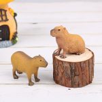New Simulation MIni Cute Wild Animals Model Capybara Action Figure Children s Collection Toy Gift Simulation - Capybara Plush