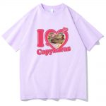 I Love Capybaras Print Men Women Fashion Casual Loose T shirts Crew Neck Hip Hop Man 3 - Capybara Plush