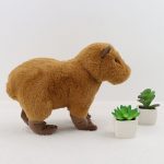 30cm Simulation Capybara Plush Toy Fluffy Capybara Doll Soft Stuffed Animal Toy Kids Birthday Gift Toy 1 - Capybara Plush