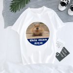 Funny Animals Capybara T Shirt Men Cartoon Manga Summer Tops T shirt Unisex Fashion Harajuku Graphic - Capybara Plush