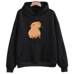 Funny Capybara Print Hoodie Women Men Kawaii Cartoon Tops Sweatshirt for Girls Unisex Fashion Harajuku Graphic 2 - Capybara Plush