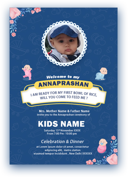 Annaprasan E-Cards – myMandap Invitation Cards