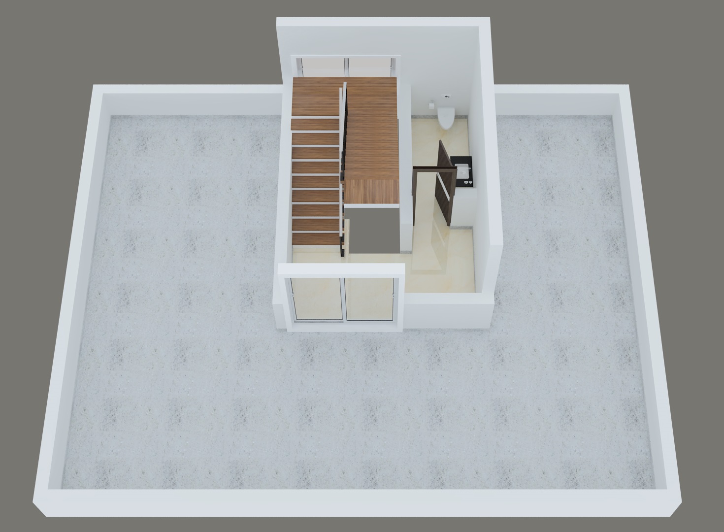 Oakshir Villas - 180 SQ YDS –West Second Floor Plan
