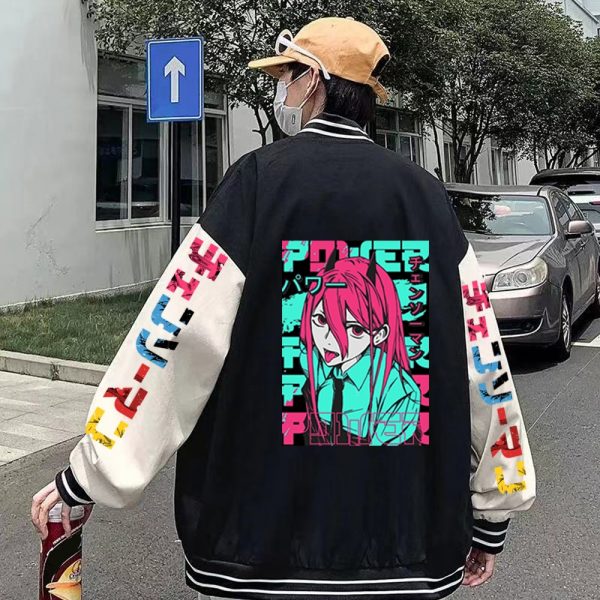 Hot Japanese Anime Manga Chainsaw Man Jacket Hoodies Men women Power Sweatshirt Hoddie for Teens - Chainsaw Man Shop