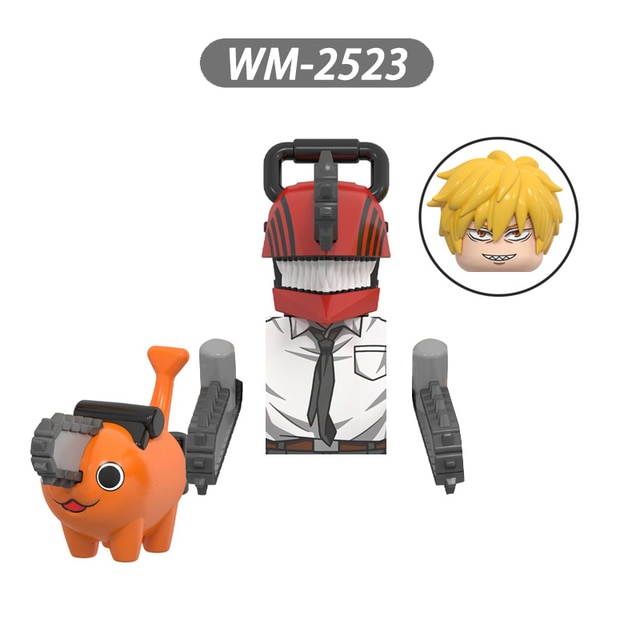 MOC Creative Chainsaws Man Denji Assemble Particles Model Building Blocks Bricks DIY Educational Toys for children 4.jpg 640x640 4 - Chainsaw Man Shop