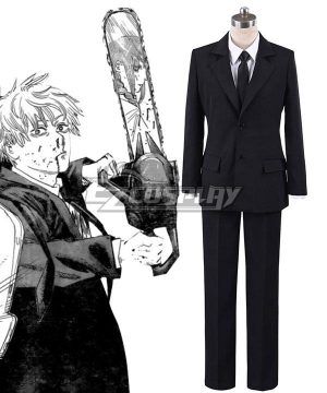 Anime Chainsaw Man Denji Golden Short Hair Full Wig Harajuku Cosplay Costume