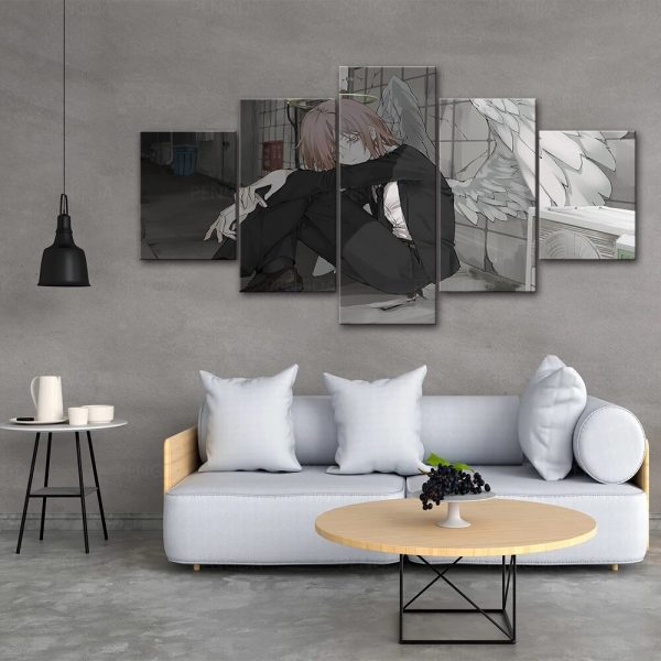 HD Home Decoration Chainsaw Man Canvas Prints Painting Anime Poster Wall Art Modular Picture For Bedside 2 - Chainsaw Man Shop