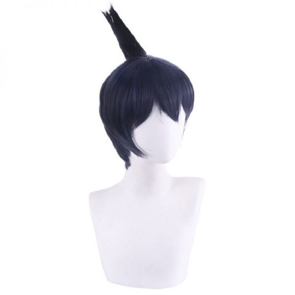 Anime Chainsaw Man Wig Hayakawa Aki Cosplay Wigs 30cm Short black blue Fake Hair men women 3 - Chainsaw Man Shop