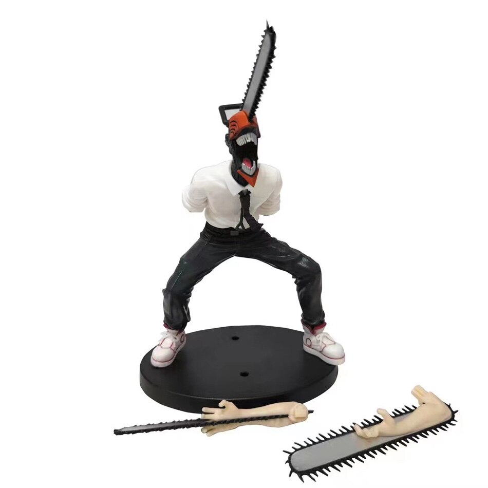 Chainsaw Man Denji Power 18CM PVC Anime Figure Action Figures Collection Model Toys 3 - Chainsaw Man Shop