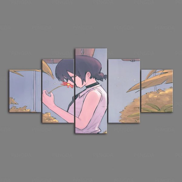 HD Home Decor Chainsaw Man Canvas Japanese Prints Painting Anime Poster Wall Modern Art Modular Pictures 1 - Chainsaw Man Shop