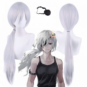 Anime Chainsaw Man Denji Cosplay Wig Golden Short Wig Eyes Patch  Heat-resistant Fiber Hair +