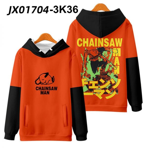 2022 new Chainsaw Man Anime 3D Printing Men/Women Autumn Fashion Japanese Hoodies Sweatshirt Long Sleeves Pollover Plus Size