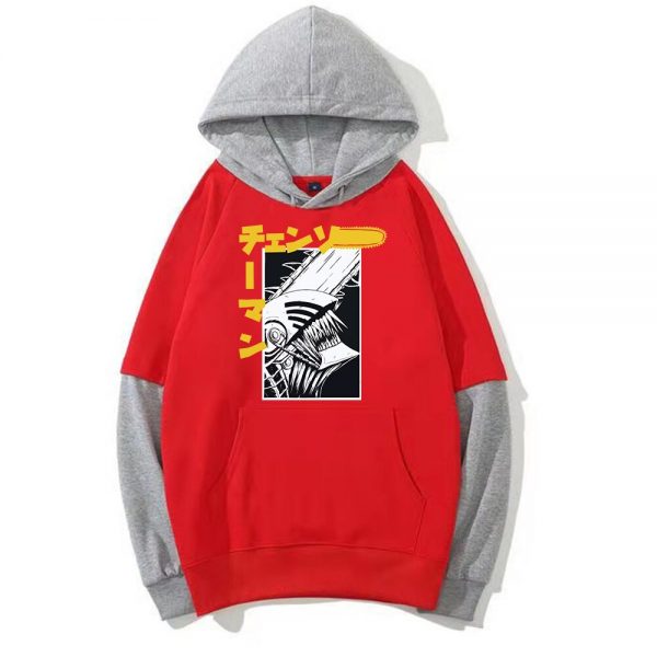 Mens Hoodies Chainsaw Man Men Women Pullovers Hoodies Sweatshirts 90s Anime Hoody Streetwear Tops 2 - Chainsaw Man Shop