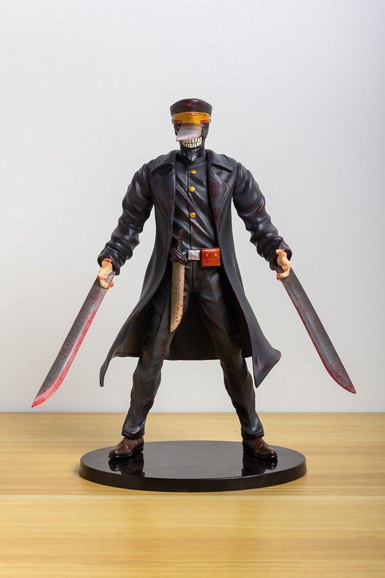 24cm Chainsaw Man Katana Man Anime Figure Samurai Sword Action Figure Denji Power Figurine Adult Collectible 1 - Chainsaw Man Shop