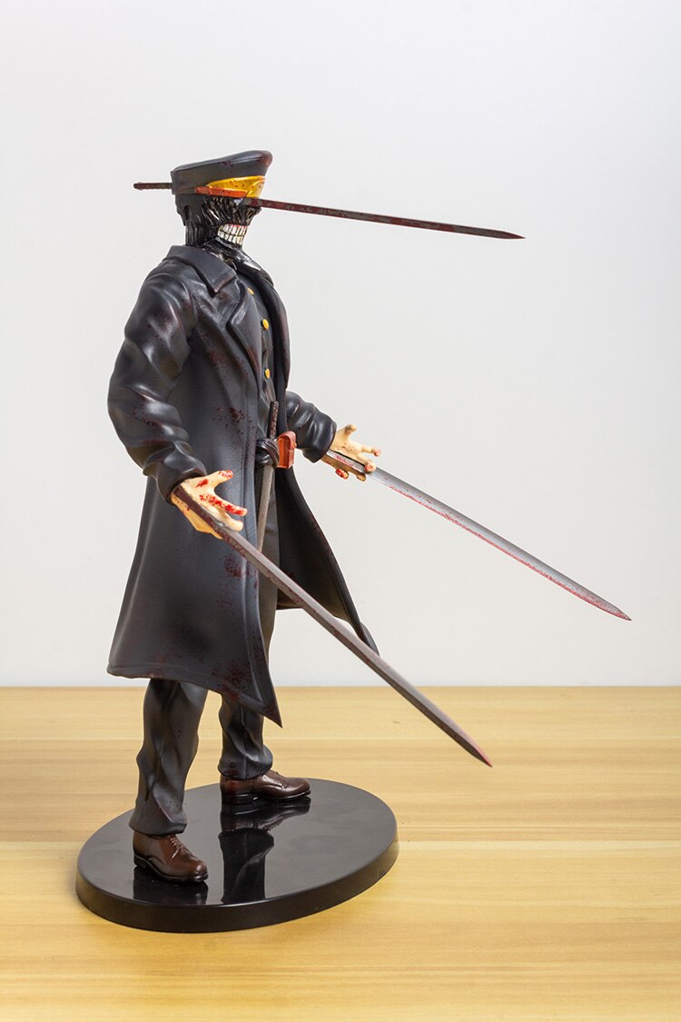 24cm Chainsaw Man Katana Man Anime Figure Samurai Sword Action Figure Denji Power Figurine Adult Collectible 2 - Chainsaw Man Shop