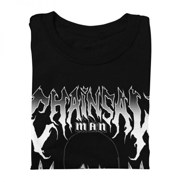 Harajuku Chainsaw Man T Shirt Men Short Sleeve Pure Cotton T shirt Leisure Anime Manga Aki 1 - Chainsaw Man Shop