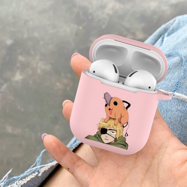 Japanese cartoon anime Chainsaw Man Candy Soft Tpu Case For Apple Airpods 1 2 Pro Bluetooth 1 - Chainsaw Man Shop