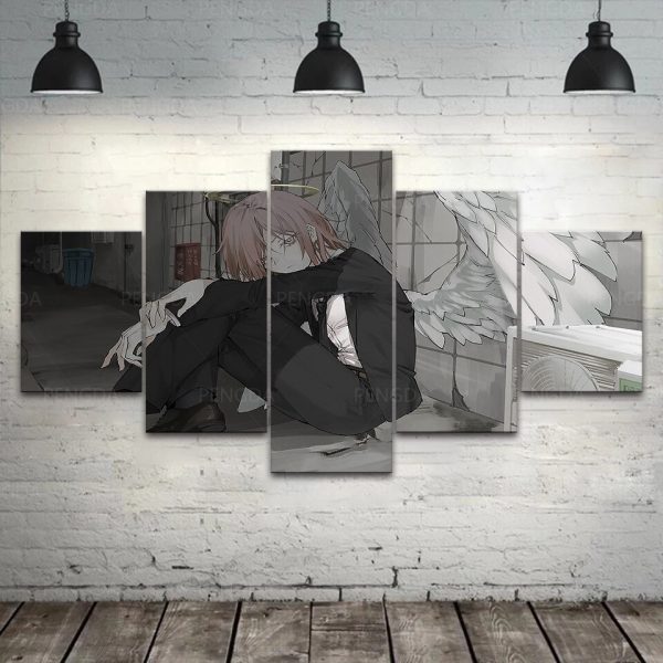 HD Home Decoration Chainsaw Man Canvas Prints Painting Anime Poster Wall Art Modular Picture For Bedside 1 - Chainsaw Man Shop
