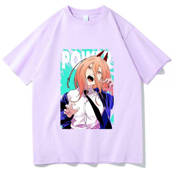 Japan Manga Ayanami Rei Image Tshirt Anime Chainsaw Man T Shirt Summer Vintage T shirt Men 5 - Chainsaw Man Shop