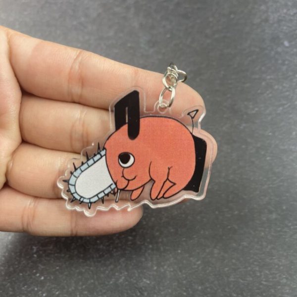 Anime Chainsaw Man Pochita Cosplay Key Chains Two sided Keychain Acrylic Pendant Keyring Prop 2.jpg 640x640 2 - Chainsaw Man Shop