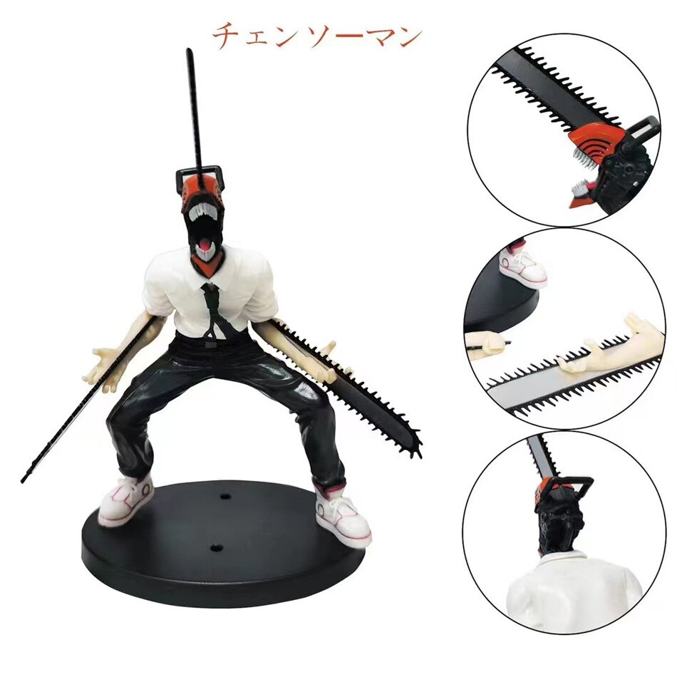 Chainsaw Man Denji Power 18CM PVC Anime Figure Action Figures Collection Model Toys 1 - Chainsaw Man Shop