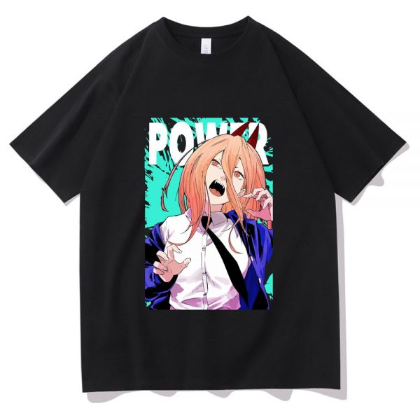 Japan Manga Ayanami Rei Image Tshirt Anime Chainsaw Man T Shirt Summer Vintage T shirt Men - Chainsaw Man Shop