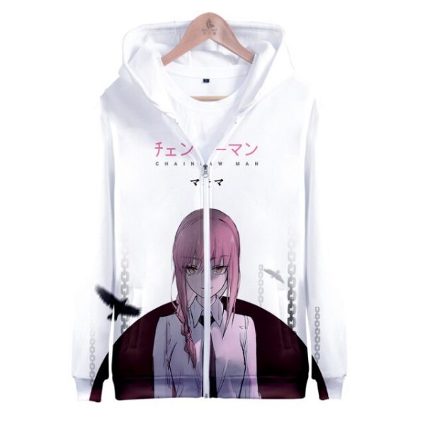 Chainsaw Man Hoodie Sweatshirt Chainsaw Man Zip up 3D Hoody Sweatshirt 3.jpg 640x640 3 - Chainsaw Man Shop