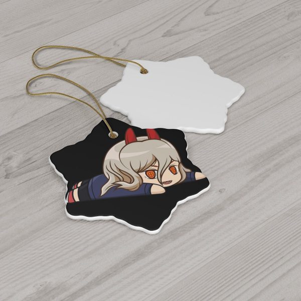 Power Xmas - Chibi Anime Otaku Gift Kawaii - Holiday Ornaments V2