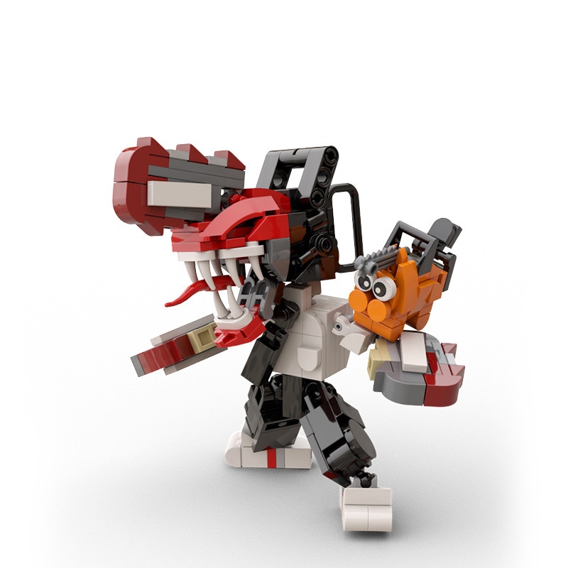New film and television series chainsaw man of Pochita miniature small particles puzzle blocks children s 2 - Chainsaw Man Shop