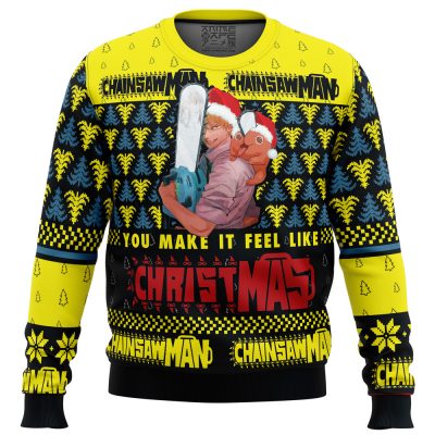 You Make It Fell Like Christmas Chainsaw Man men sweatshirt FRONT mockup 400x400 1 - Chainsaw Man Shop